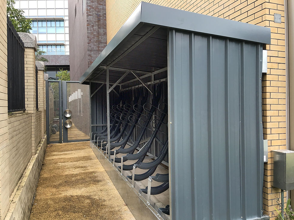 Cityplus Street Furniture斜泊式單車泊架及單車棚-香港西貢