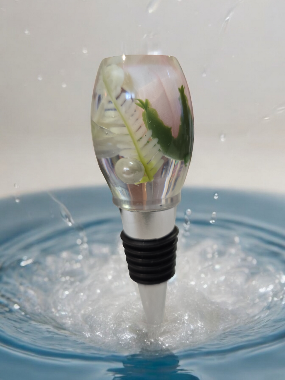Thumbnail: Rosebud Wine Bottle Stoppers