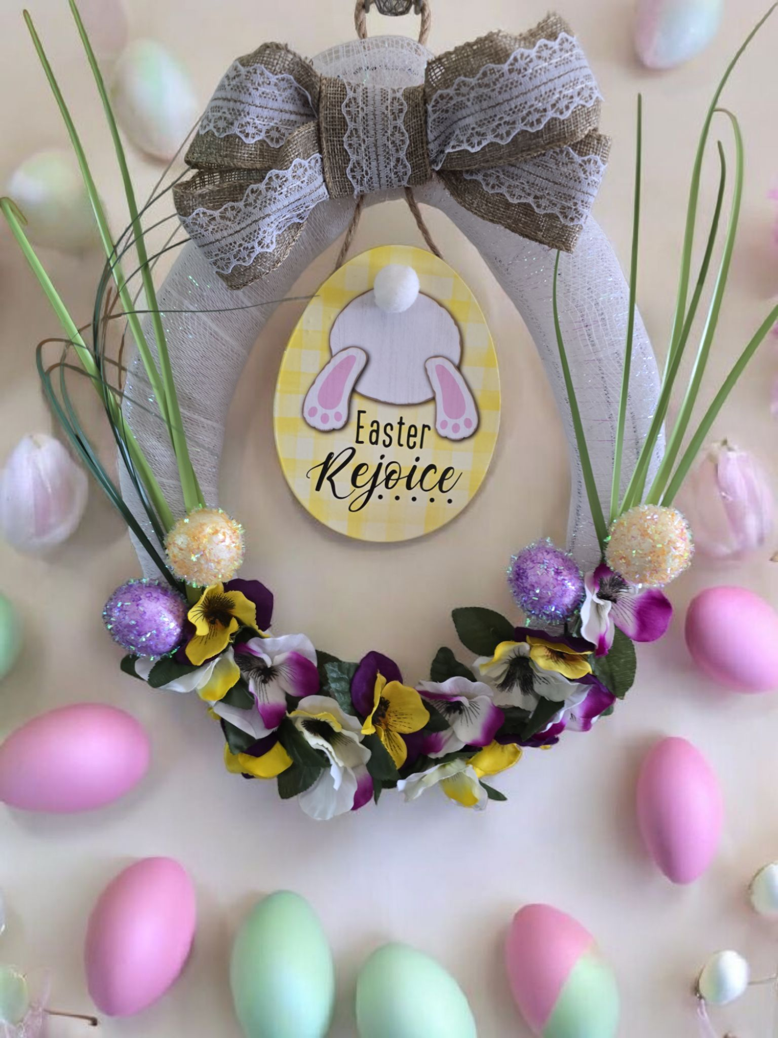 Wreath (Easter Egg Shaped)