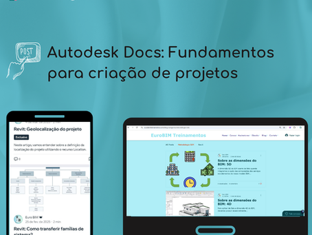 Autodesk Docs: Fundamentos para criação de projetos