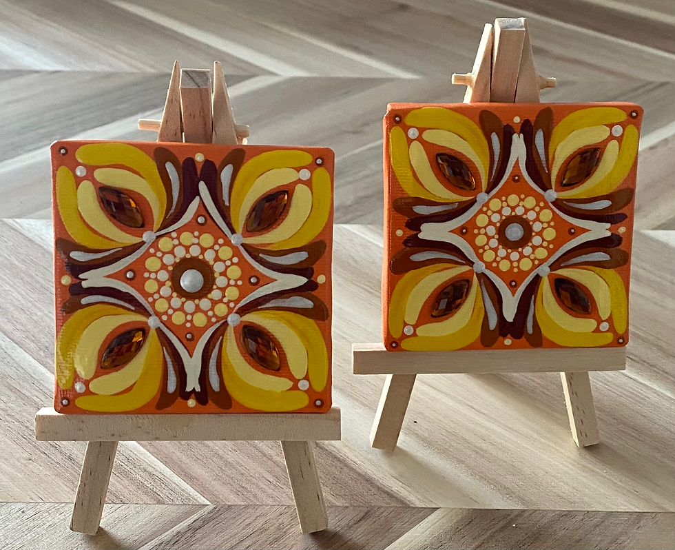 Thumbnail: Mini Canvas Mandala