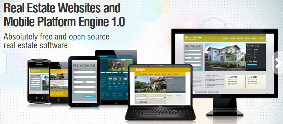 Real Estate Websites and Mobile Platform Engine 1.0. Absolutely free and open source real estate software.