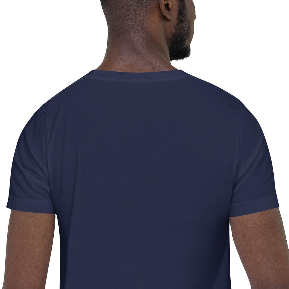 Thumbnail: Live Like A Walk-On Unisex t-shirt (Blue and White Logo)