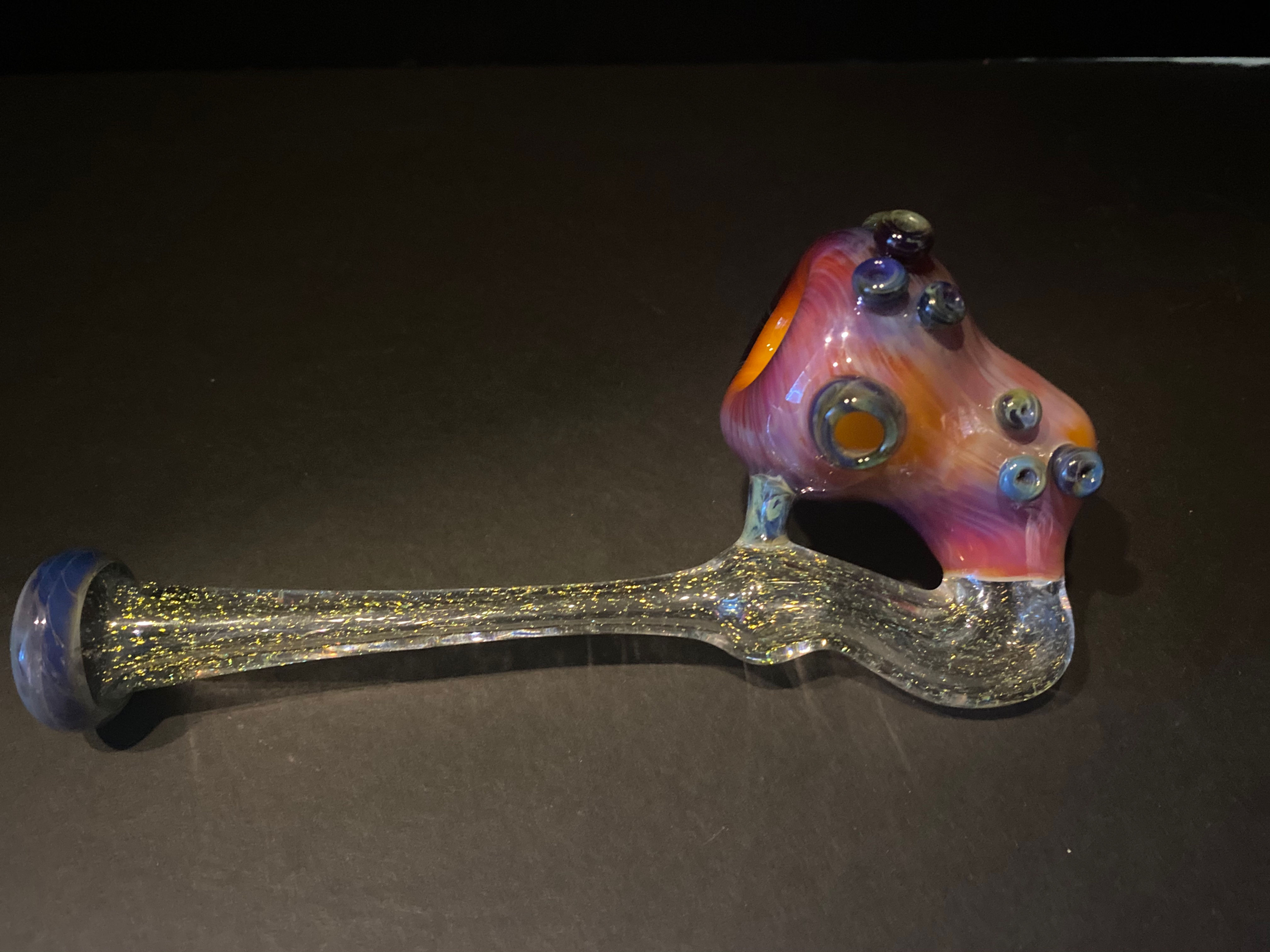 Handmade Specialty Glass "Jazz" Pipe