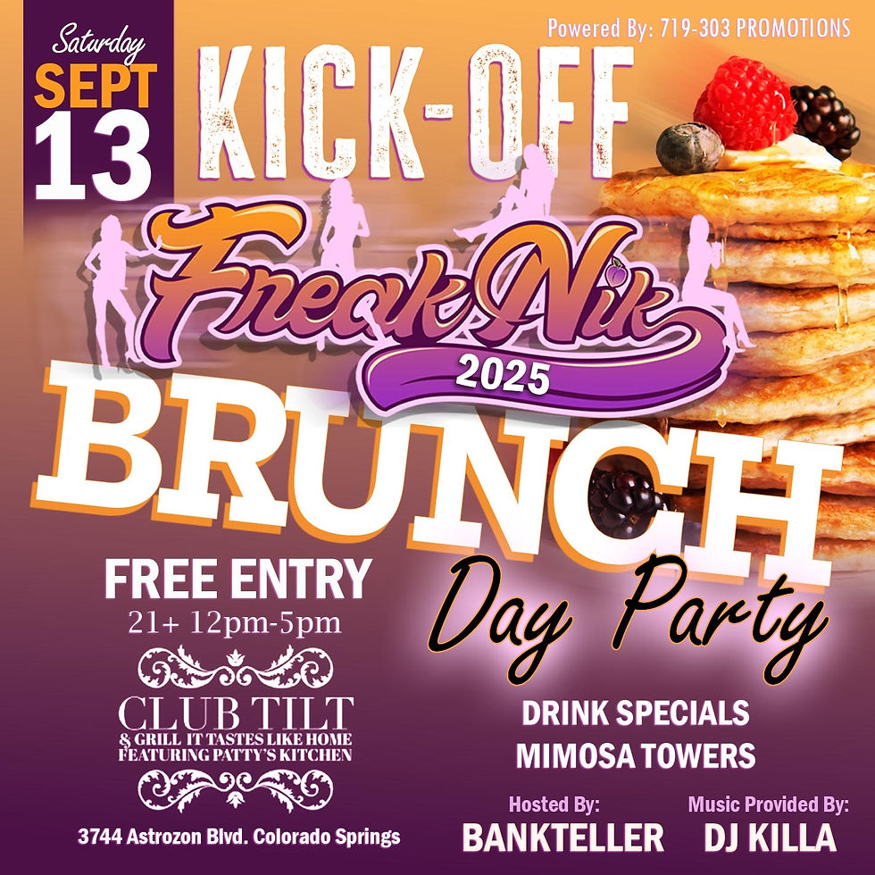 FREAK NIK KICK-OFF BRUNCH DAY PARTY!