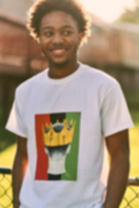 Pan African Unisex King Tee (White)