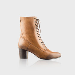 Brown Tie Up Boots