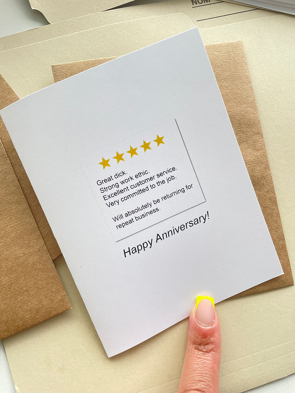 Thumbnail: Happy Anniversary - 5 Star Greeting Card