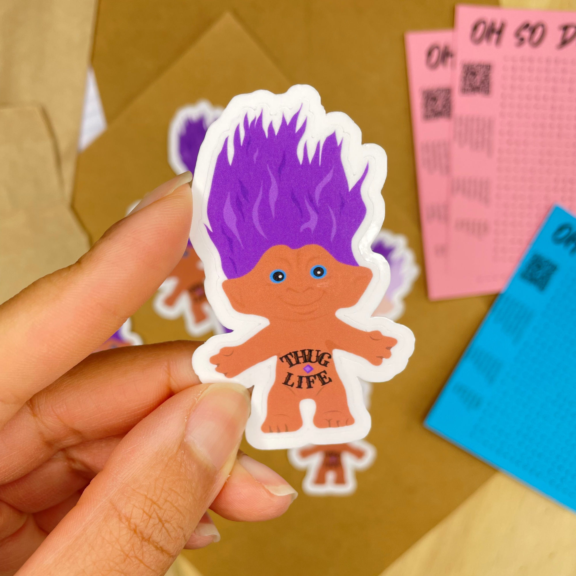 "Thug Life" Troll - Sticker