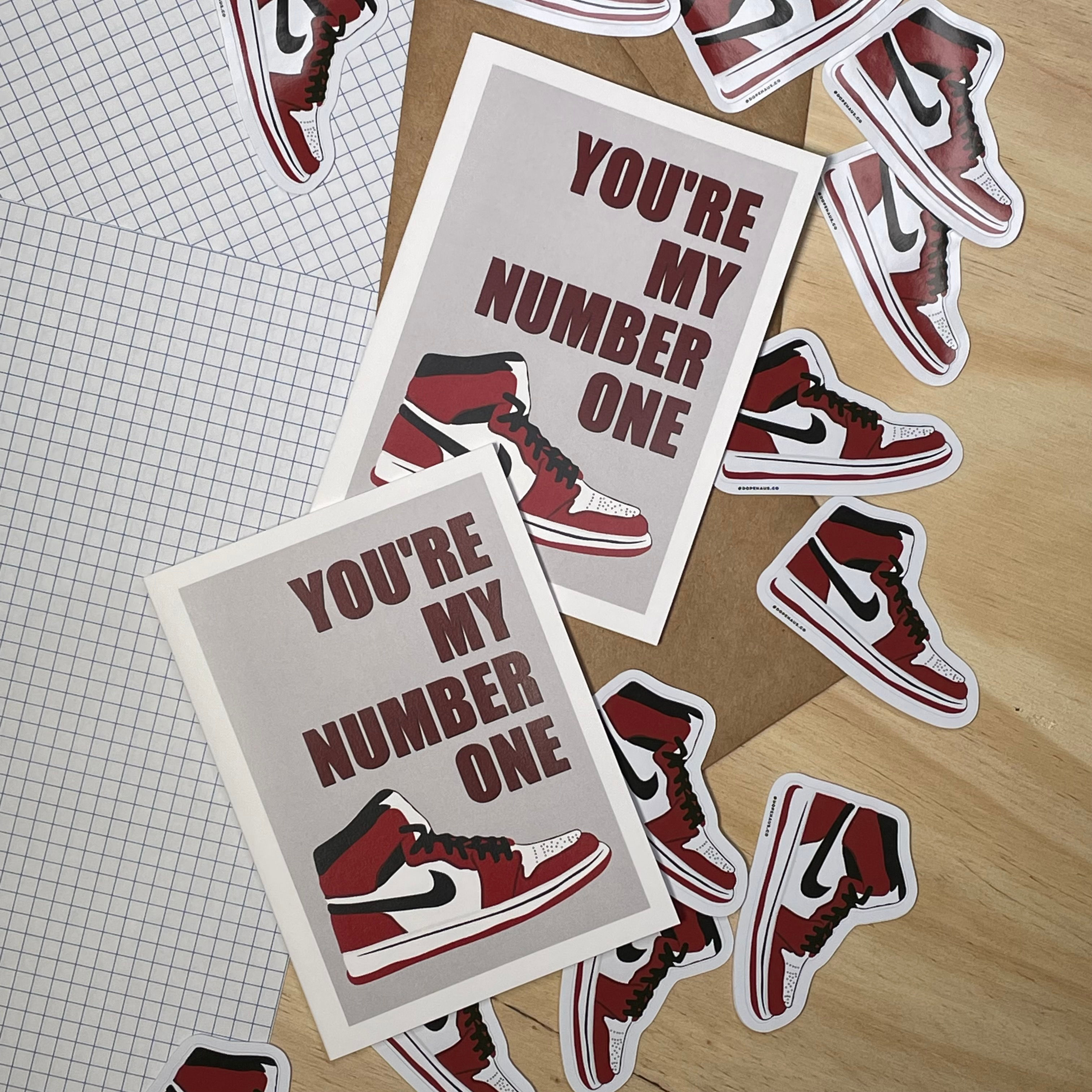 "You're My Number One" - Greeting Card