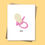 Thumbnail: OMG, Baby - Greeting Card (various colours)