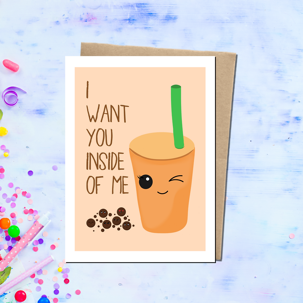 "I Want You Inside of Me" - Greeting Card