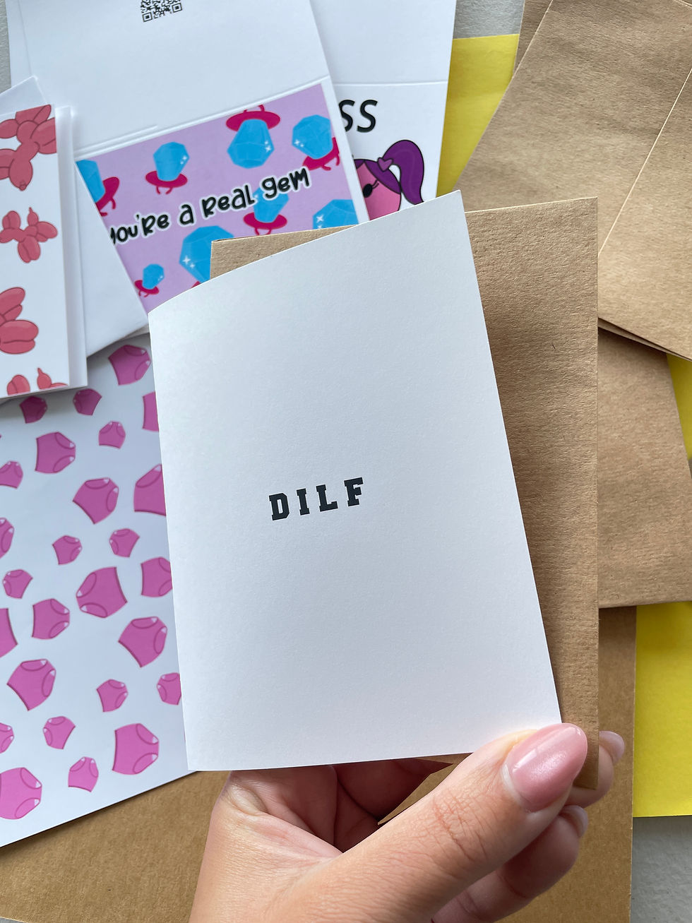 Thumbnail: "DILF" - Greeting Card