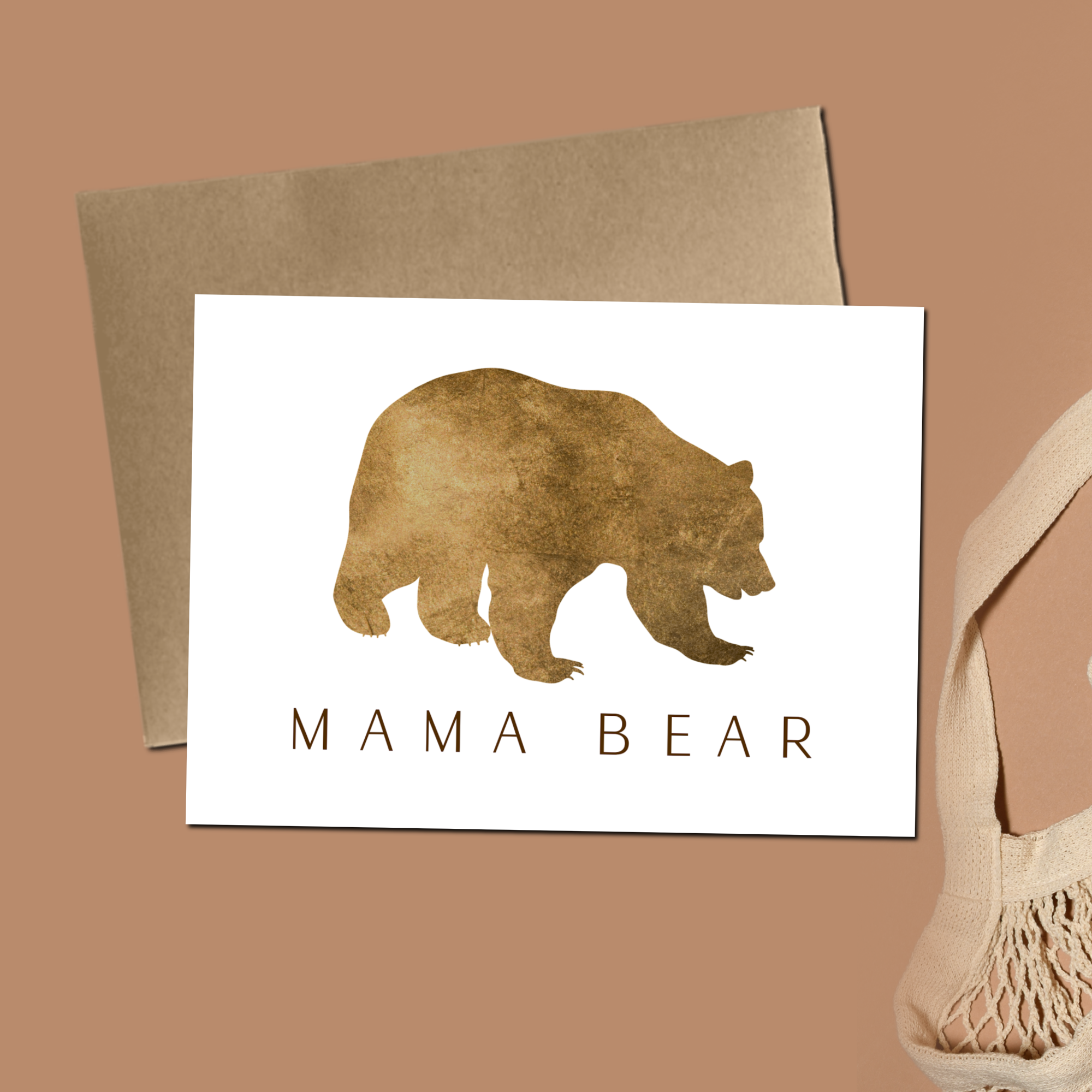 "Mama Bear" - Greeting Card