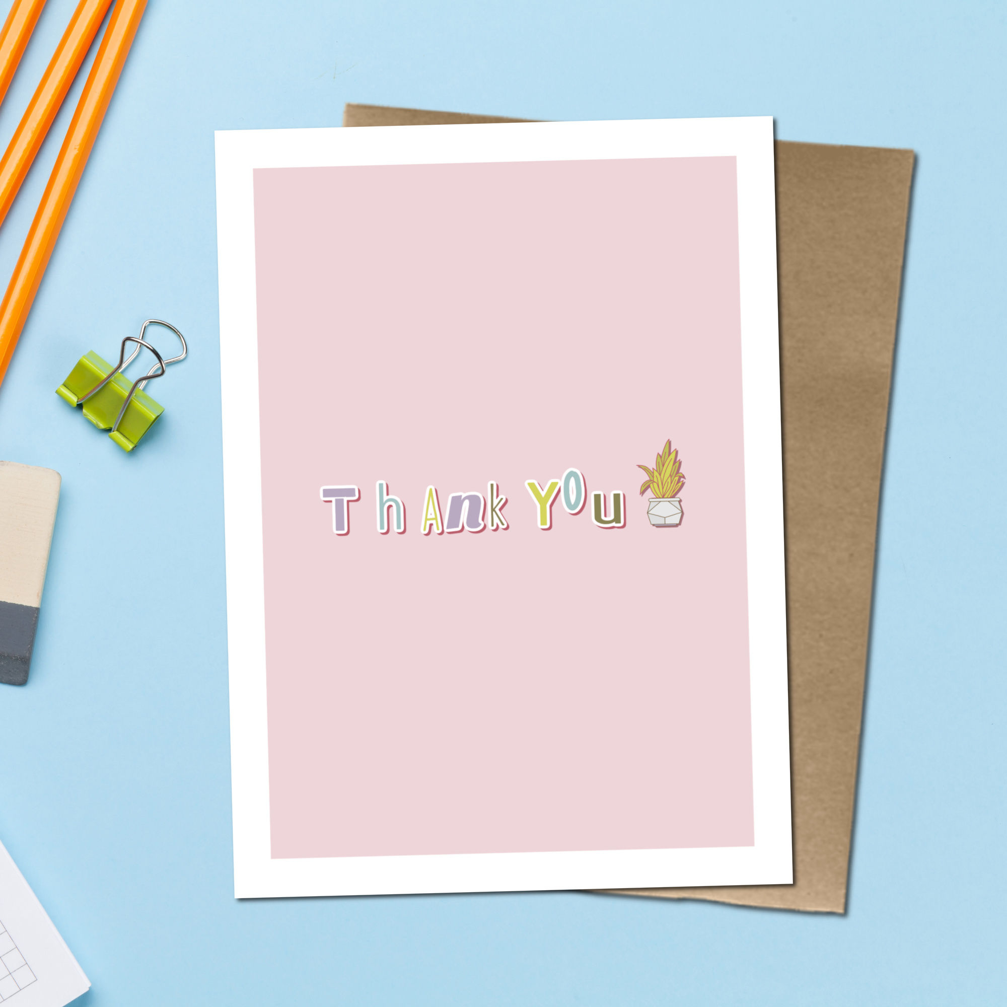 "Thank You" - Greeting Card
