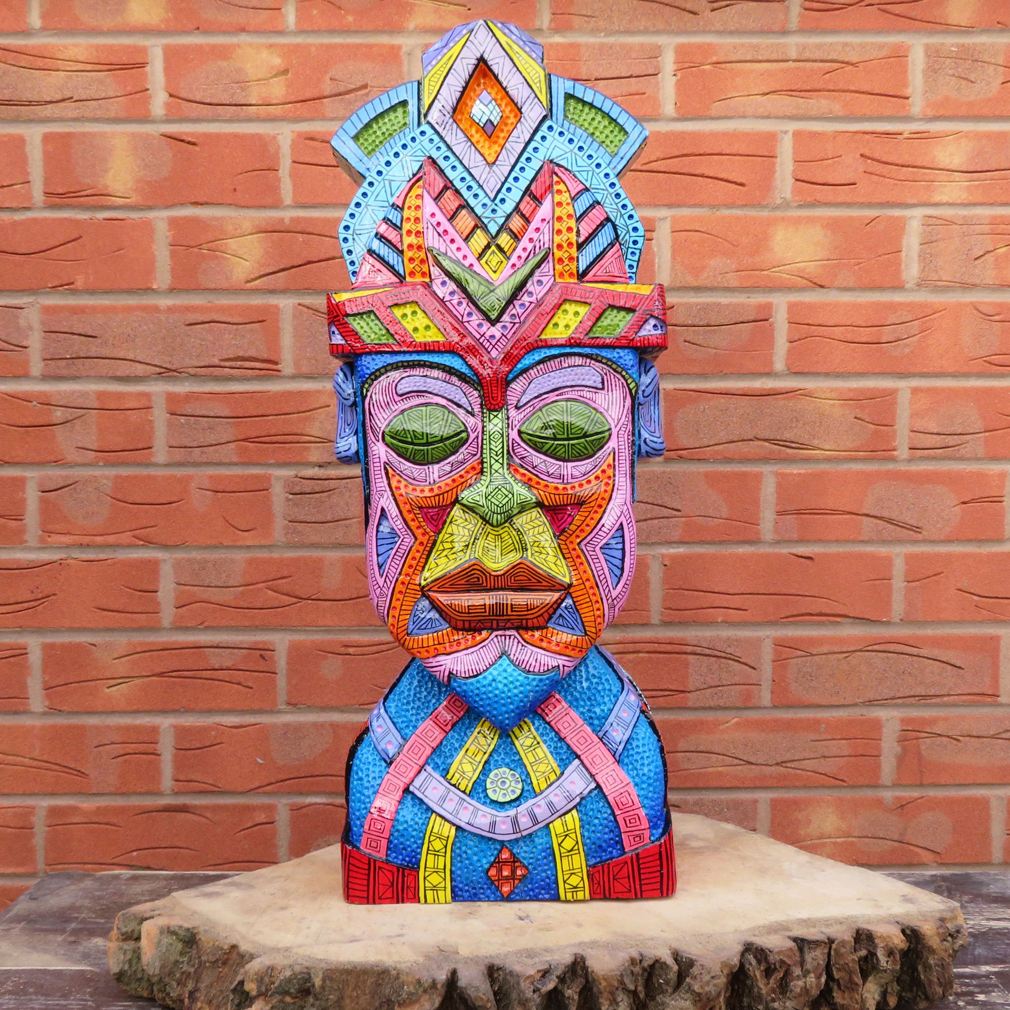 Tribal Head Carving Three