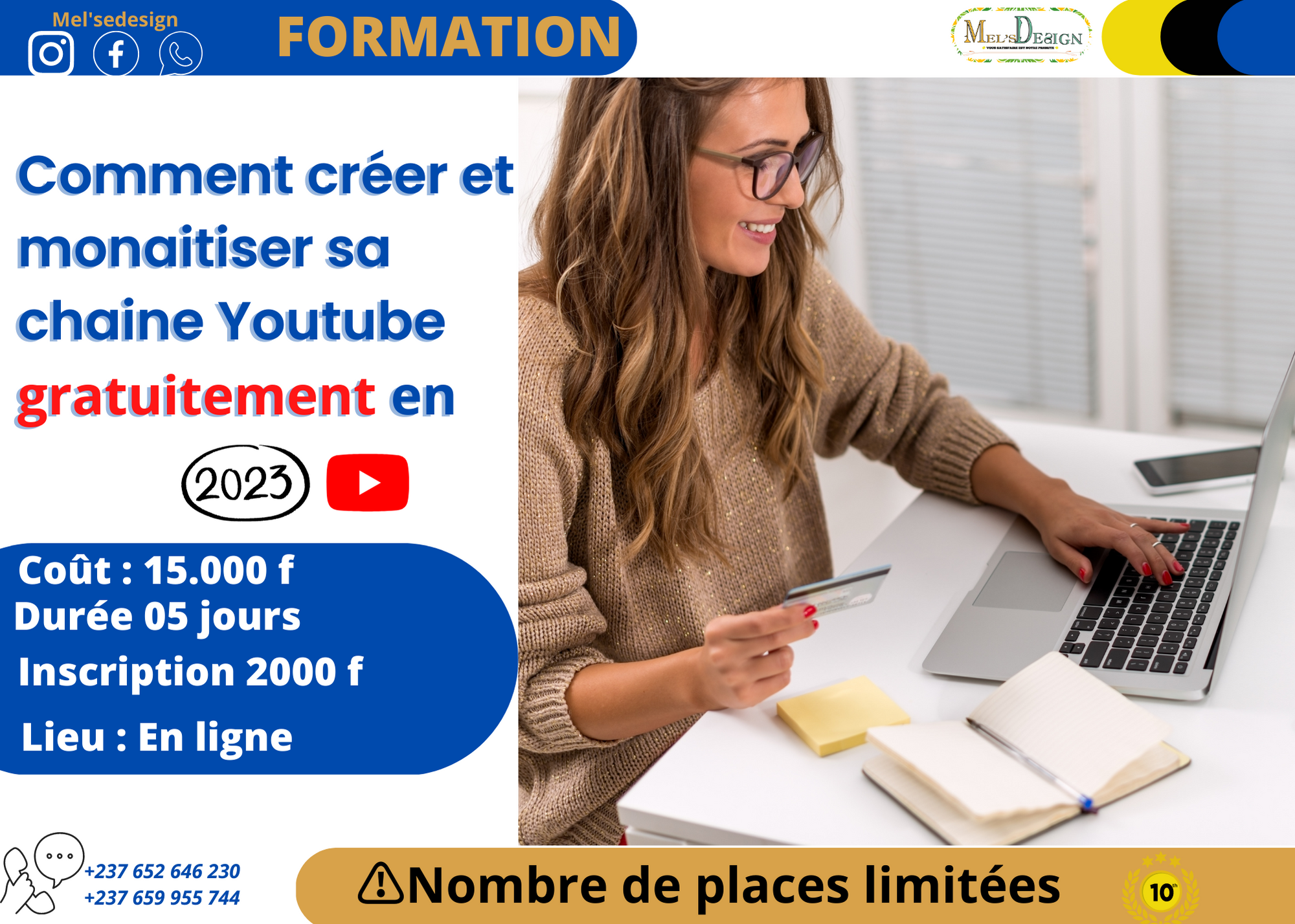 Comment créer et monaitiser sa chaine Youtube gratuitement en  2023
