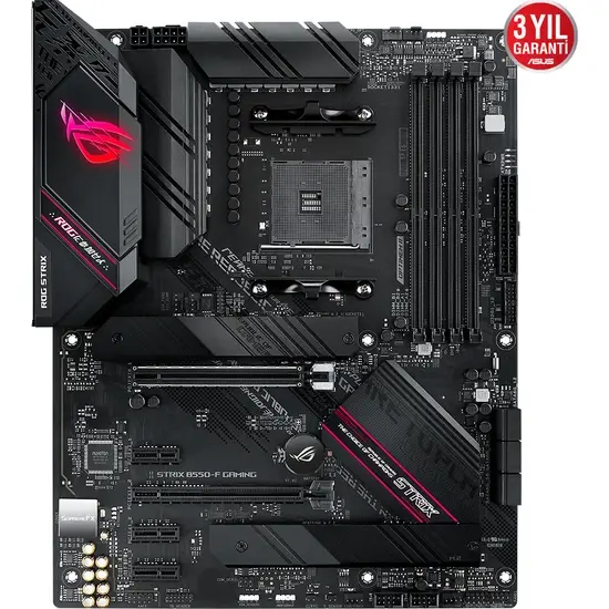 Küçük resim: Asus ROG Strix B550-F Gaming Amd B550 (OC) DDR4 5100 MHz Am4 Atx Anakart