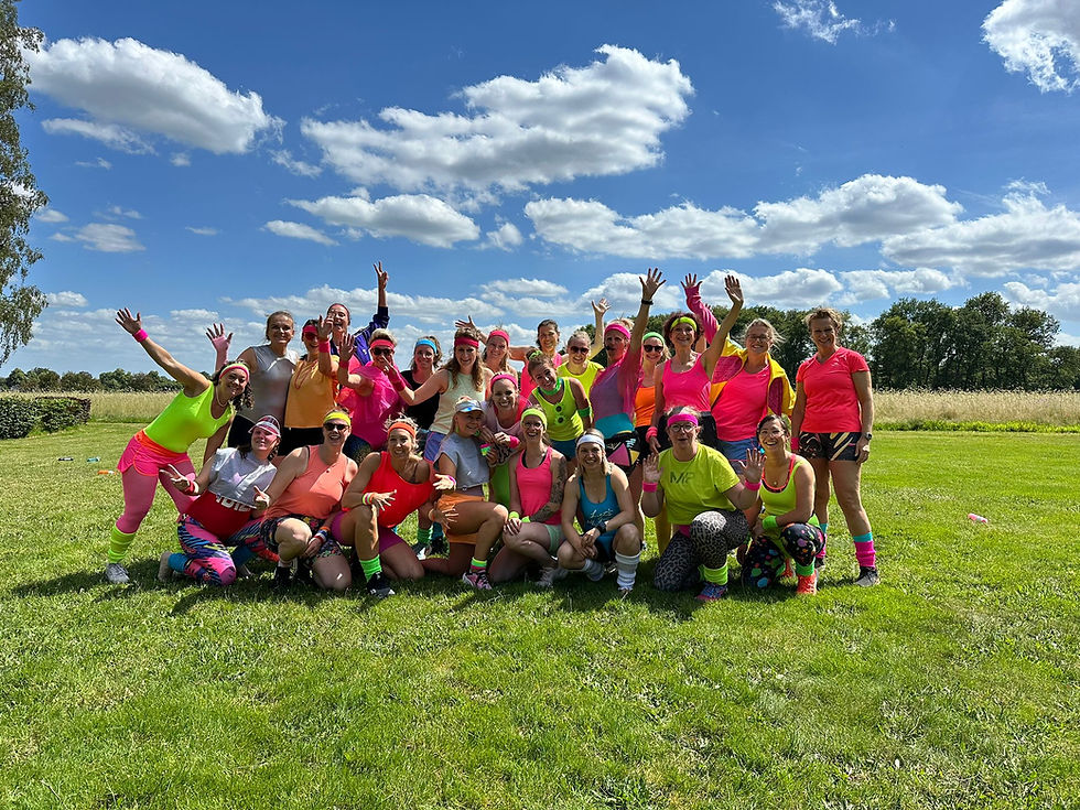 Groepsfoto van het retreat