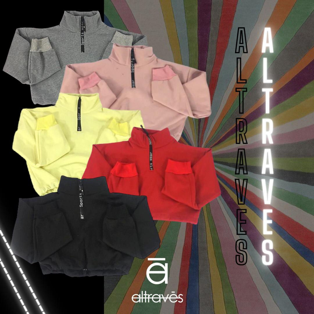 Buzos crop top Altravés 1