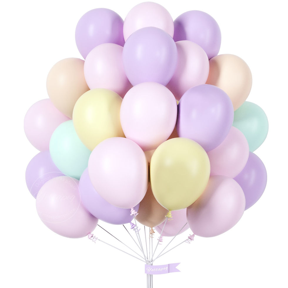 Miniature : Ballons assortiments confettis x30