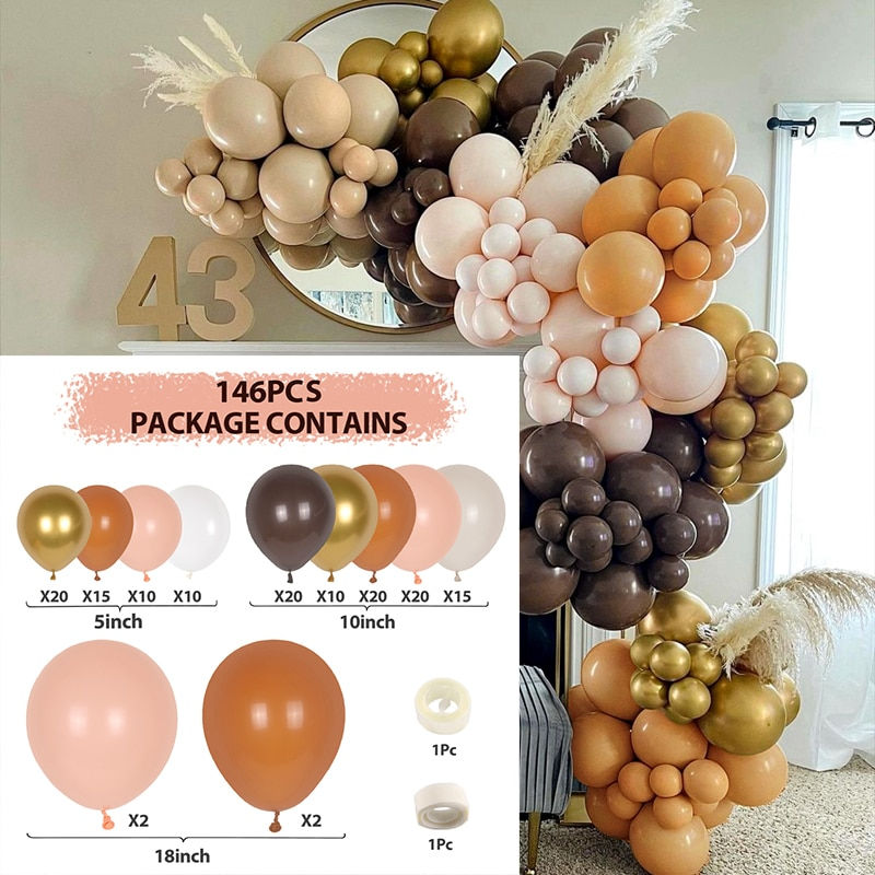 Miniature : Kit de ballons brun ( Arche )