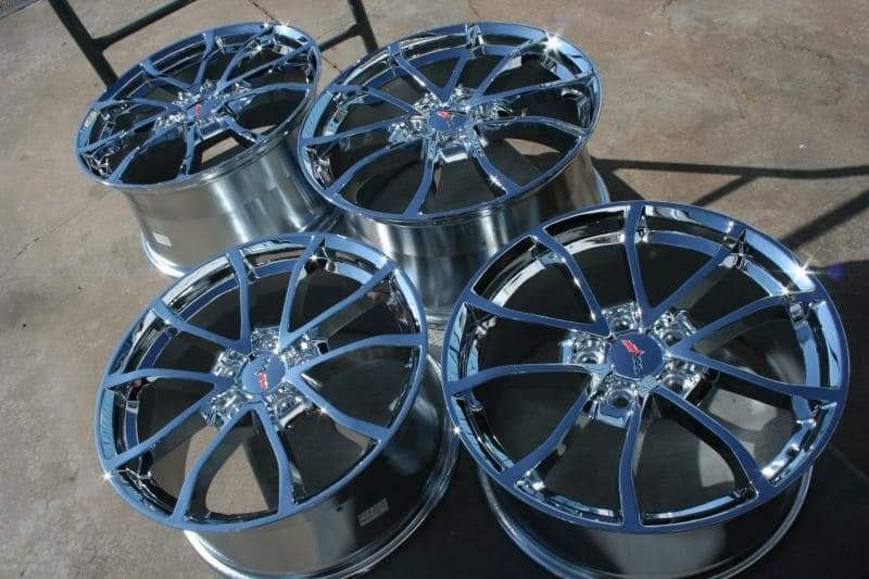 Thumbnail: Corvette OEM chrome Cup wheels And Tire Package 