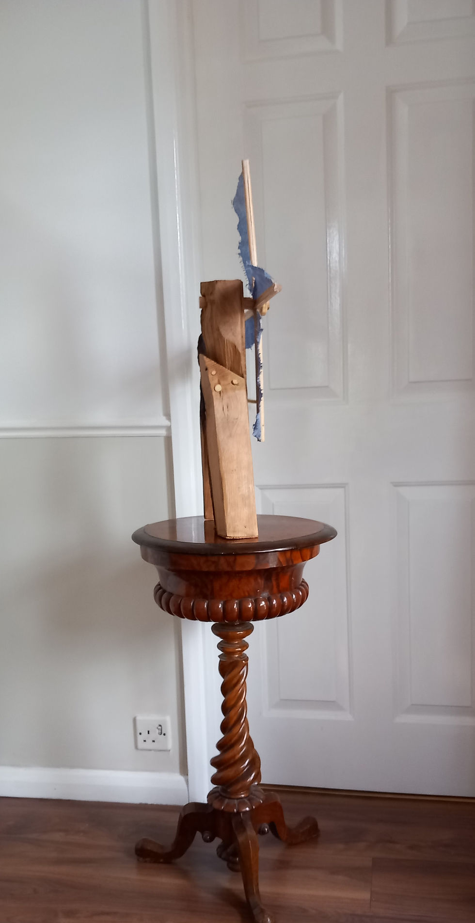 Thumbnail: Handmade bespoke ornamental wooden windmill sculpture