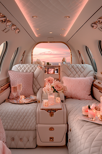 luxury private jet for a girls trips