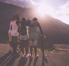 友人のグループ