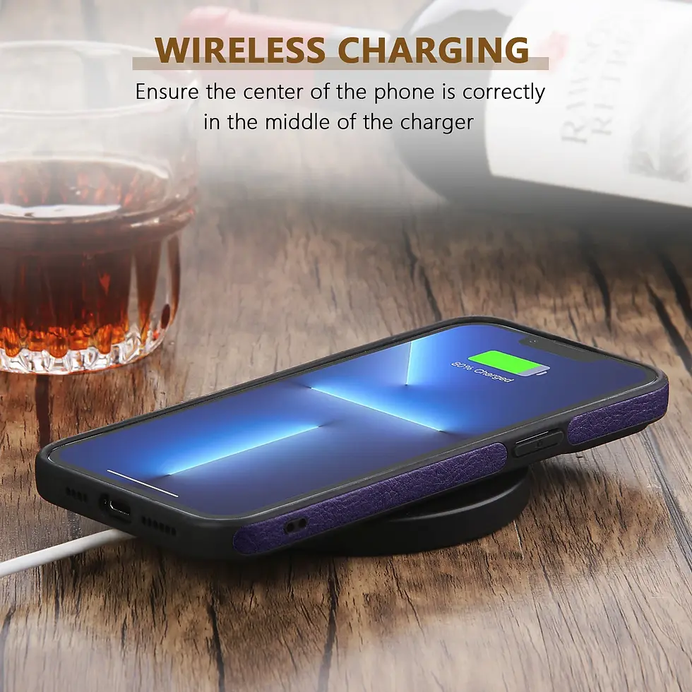 Miniatura: Ultra Thin Shockproof Leather Case for iPhone 15-11 Pro