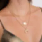 Layered Celestial Moon Necklace