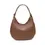 Thumbnail: Woven Hobo Bag w/ Gold Handle - Brown