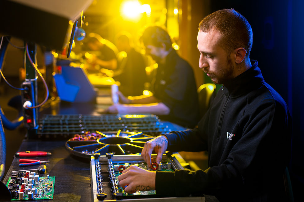Dipende di industria produttiva impianti elettronici