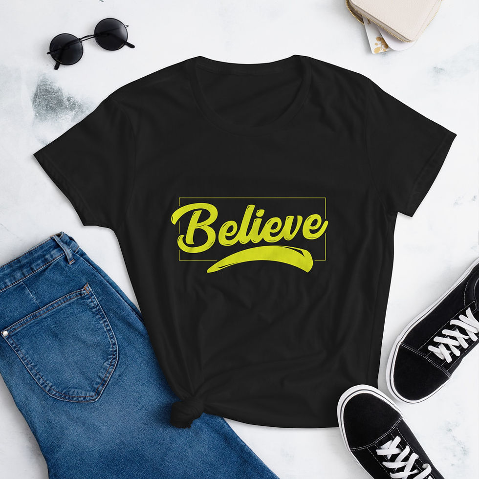 Thumbnail: Believe - Short sleeve t-shirt