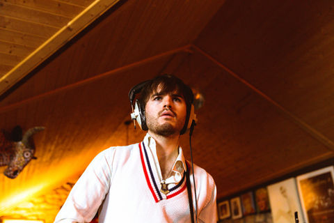 Josh McClorey recording his album in Longford, Ireland