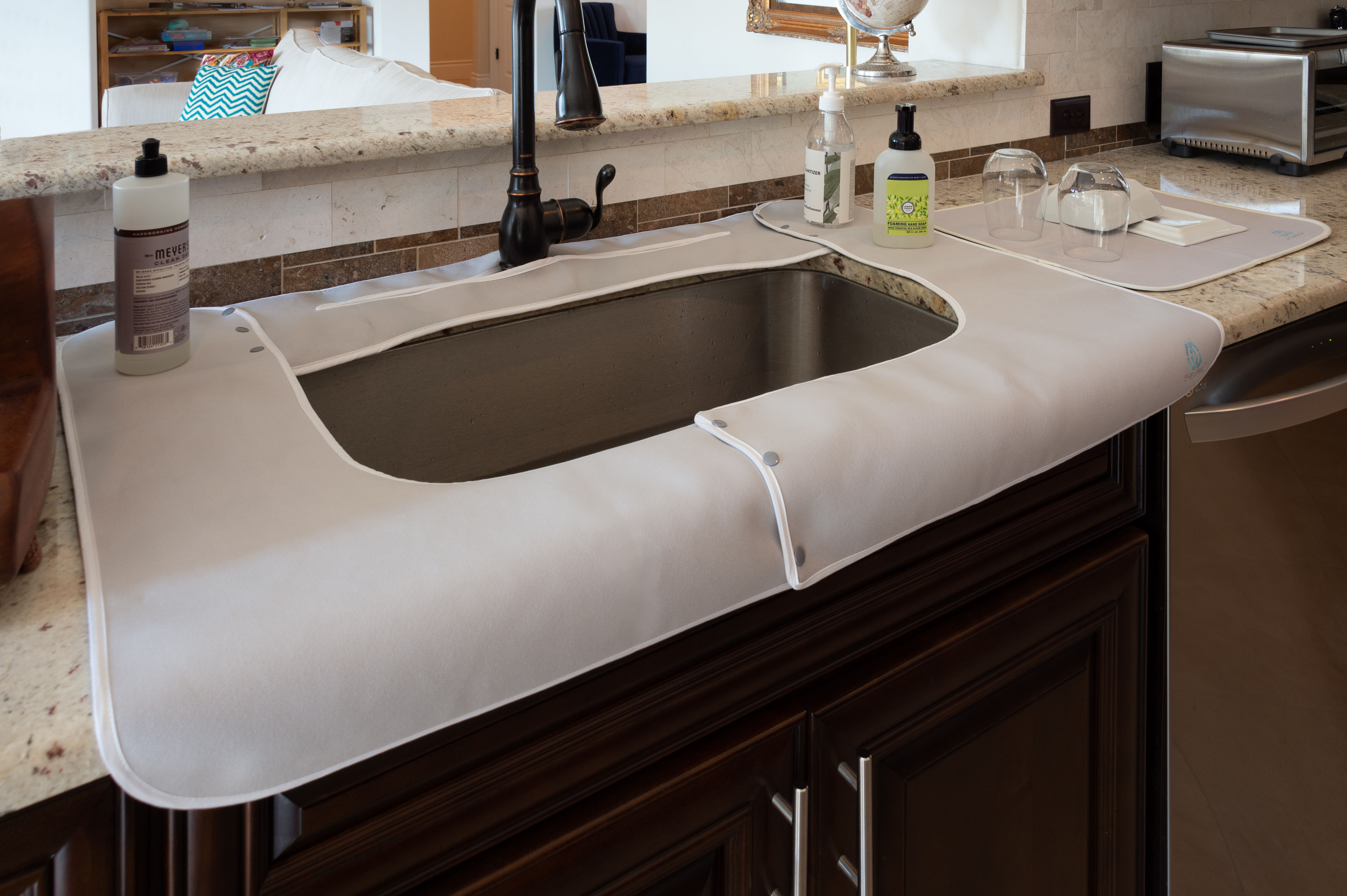 kitchen sink mat countertop protector
