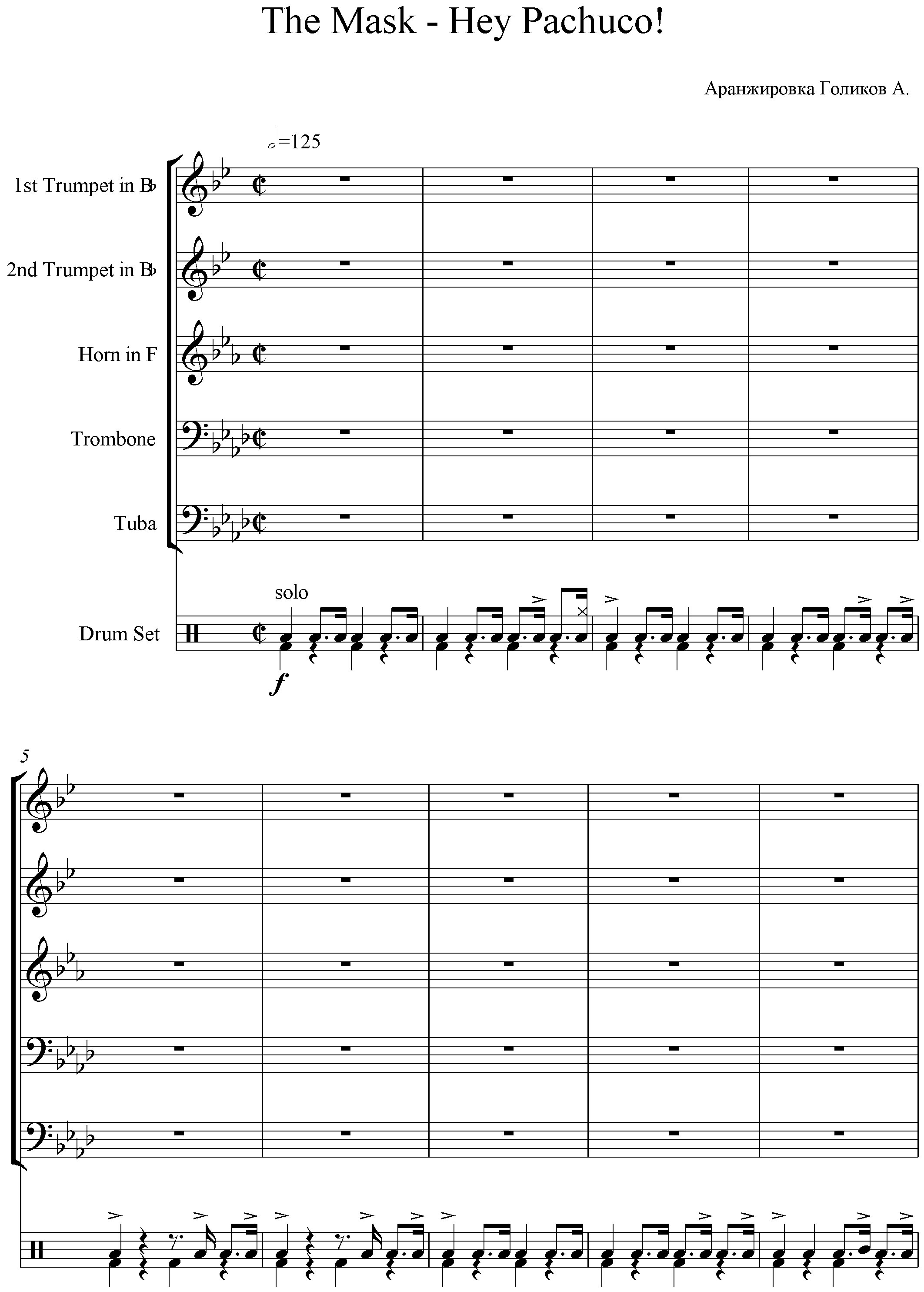 hey pachuco trumpet 3 sheet music hey pachuco trumpet 3 sheet music