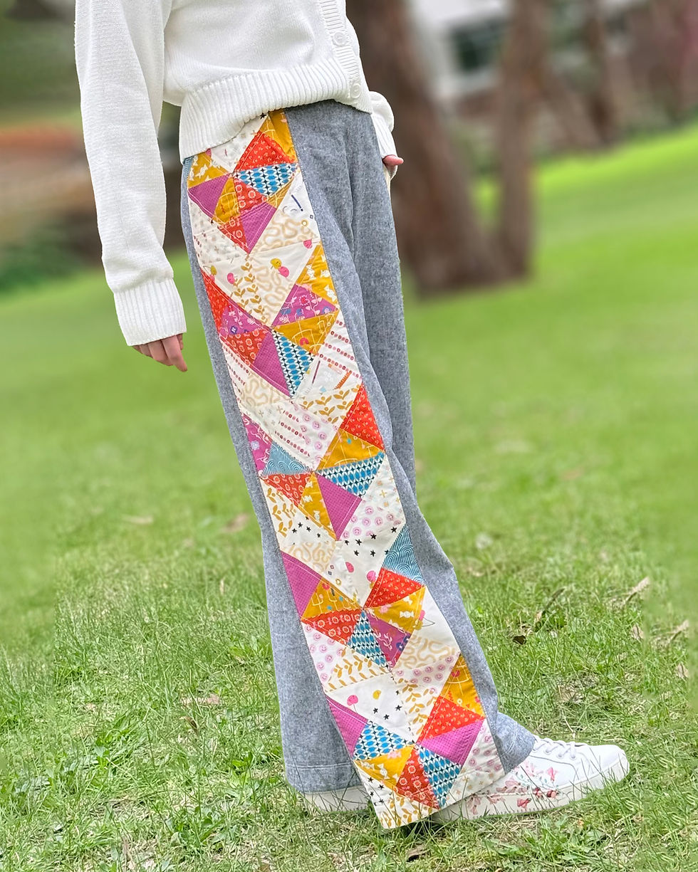 Thumbnail: Arrow patchwork pants