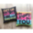 Slogan Cushions