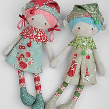 Boy and Girl Elf dolls