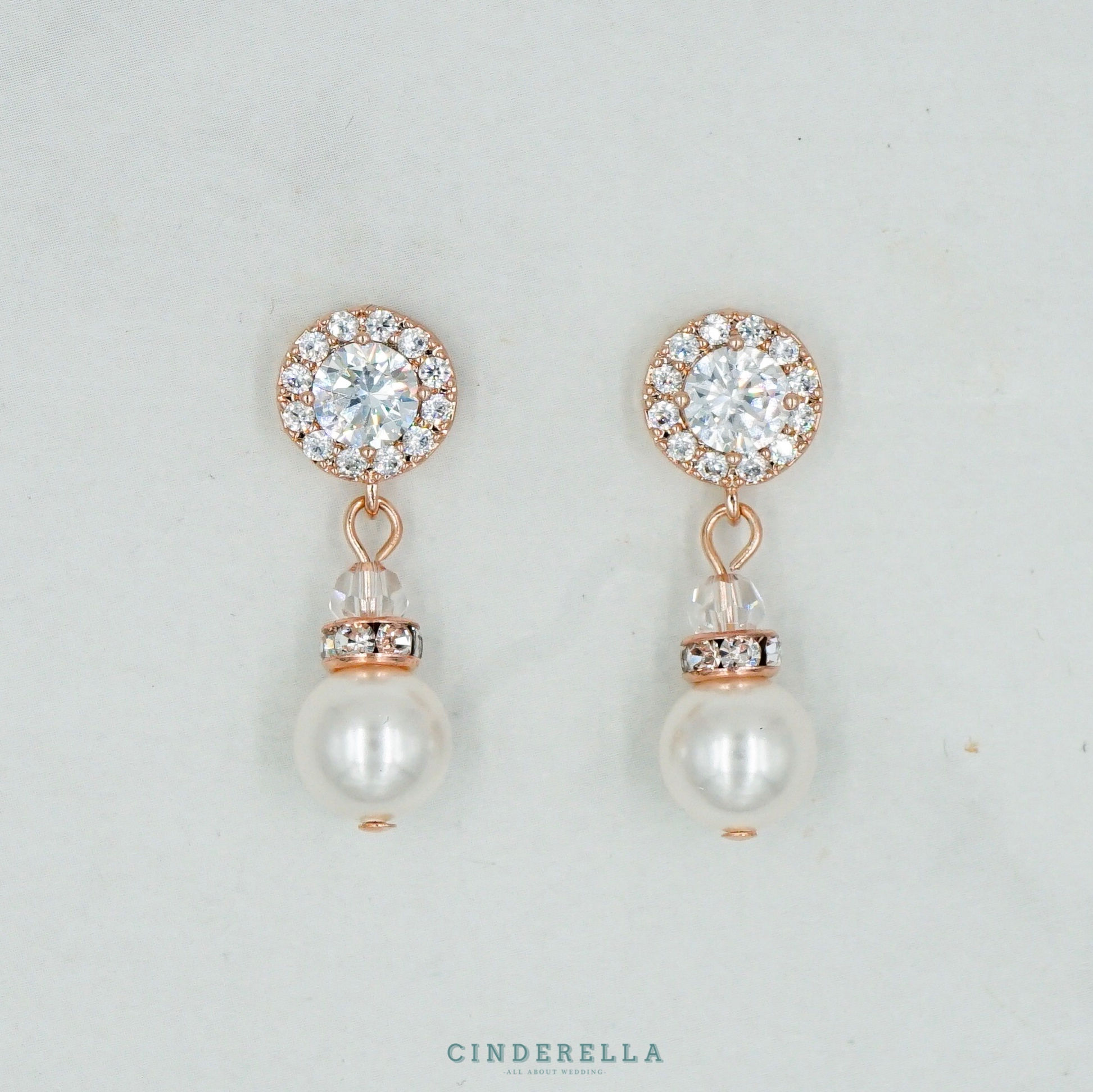 (Rose Gold) Round Drop Earrings 🇦🇺