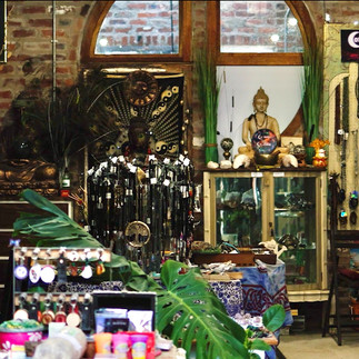 Visit Cosmic Crystals Shop at The Old Mushroom Farm Howick
