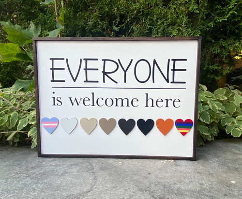 Handmade Inclusive Signs Diversity & Inclusion Sign - A classroom must have | The Spruced Sparrow