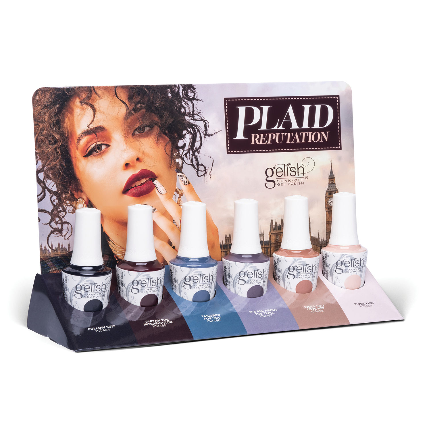 °Plaid Reputation 6pc Display Gelish