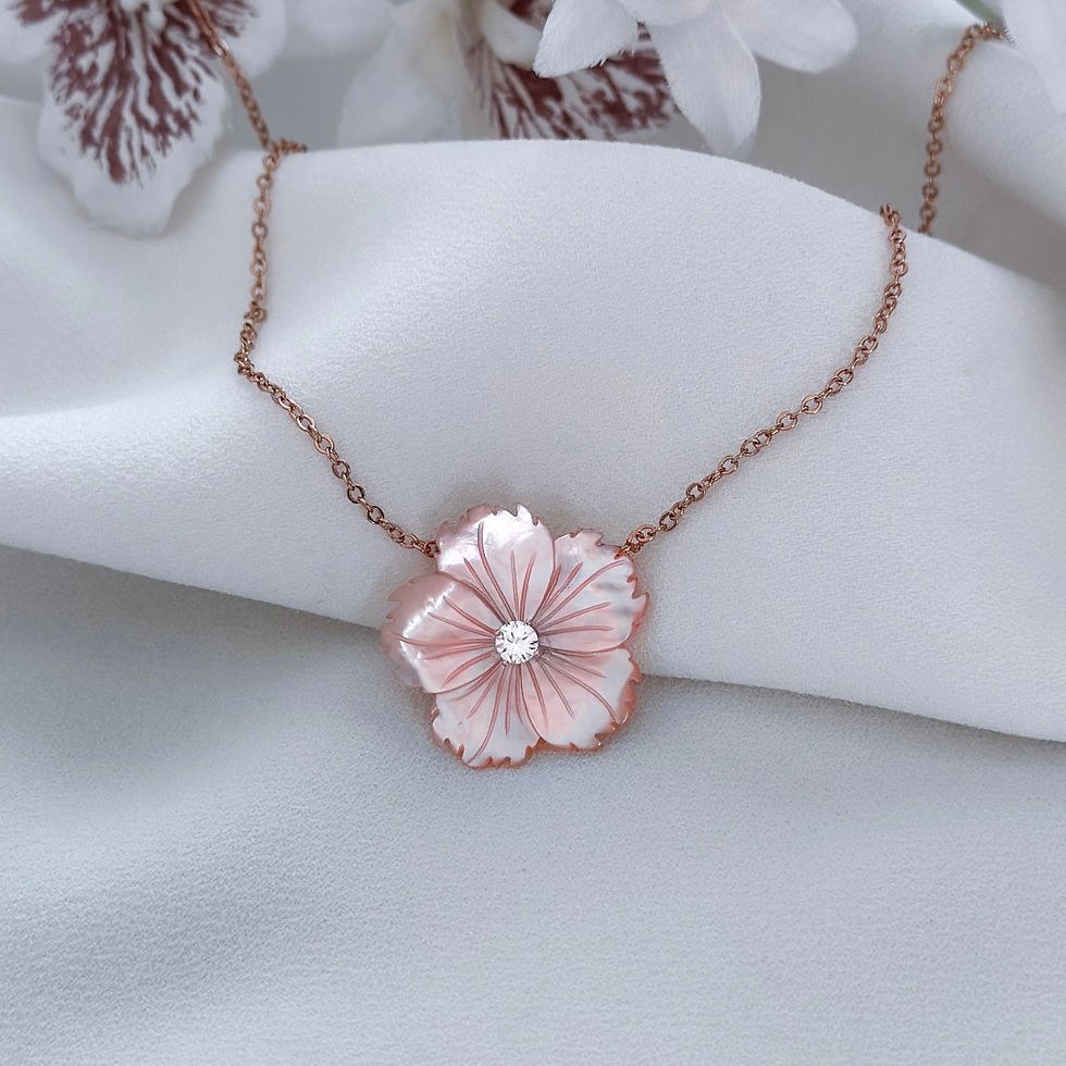 שרשרת Pink flower