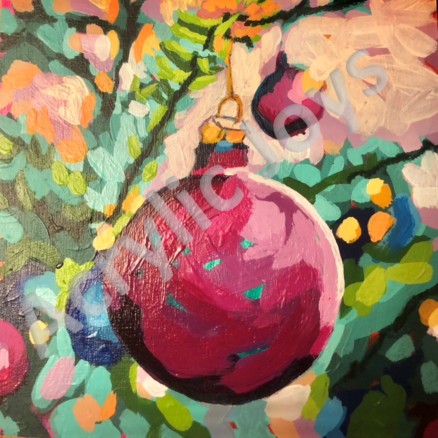 Purple Ornament