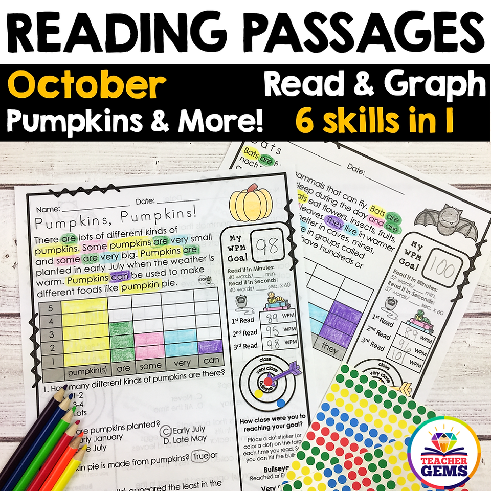 October Reading Passages