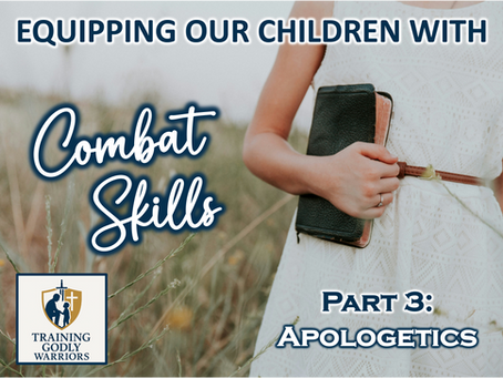 Combat Skills Part 3: Apologetics