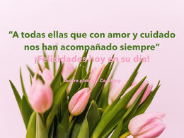 Feliz día de las Madres